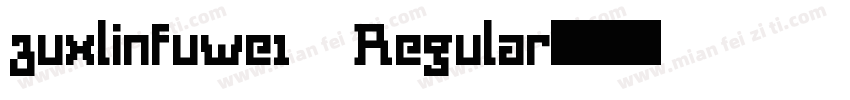 zuxlinfuwe1 Regular字体转换